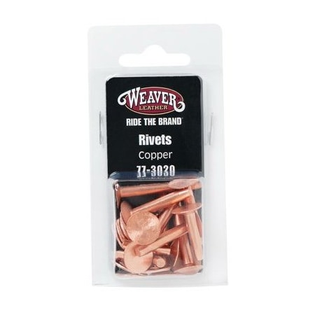 Weaver Leather 12PC COP Rivet And Burr 77-3020